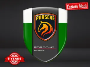 Porsche Fenêtre Auto Personnalisé Résistant Course Qualité